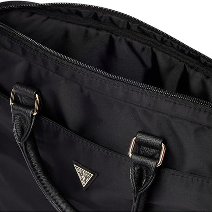 Borsa Guess Triangle Logo per Laptop 16 pollici, Nera