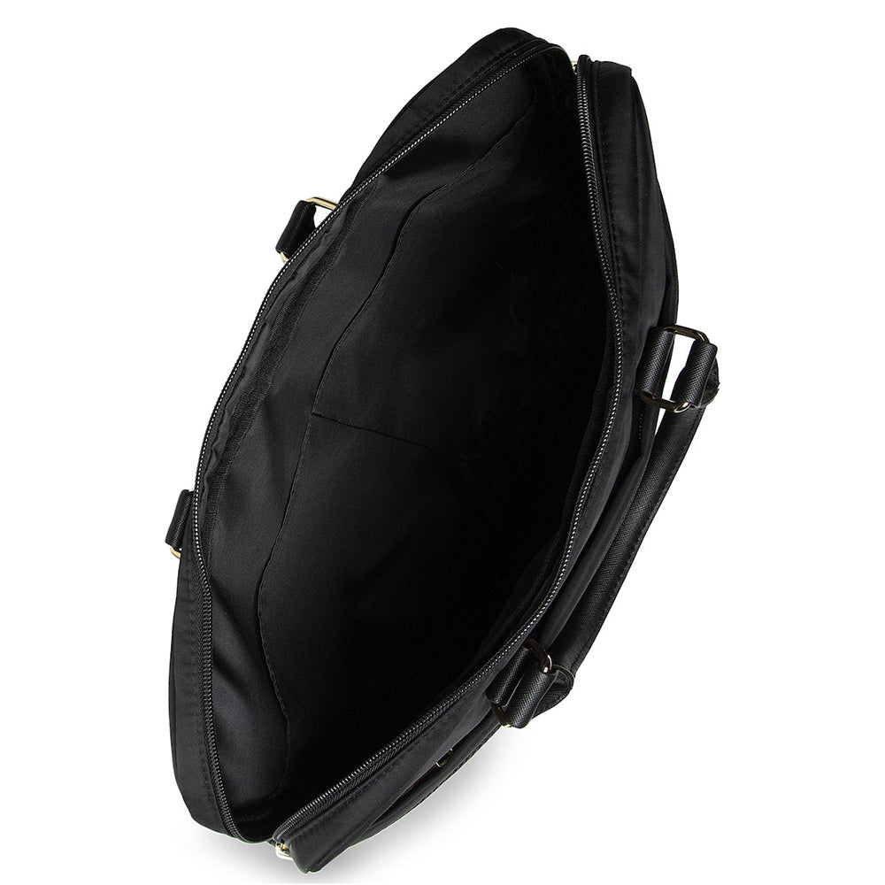 Borsa Guess Triangle Logo per Laptop 16 pollici, Nera