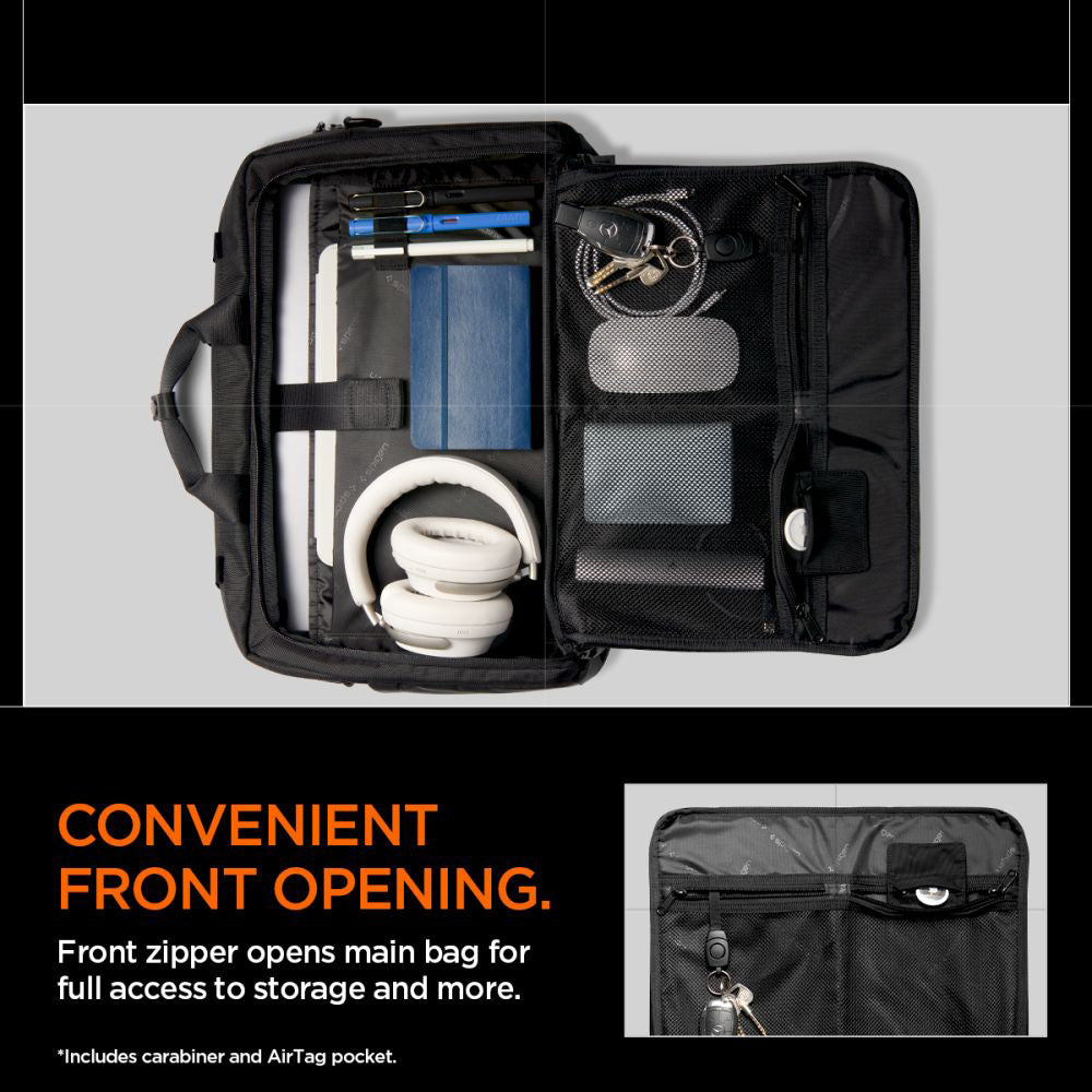 Borsa Spigen Klasden per Laptop 16 pollici, Nera