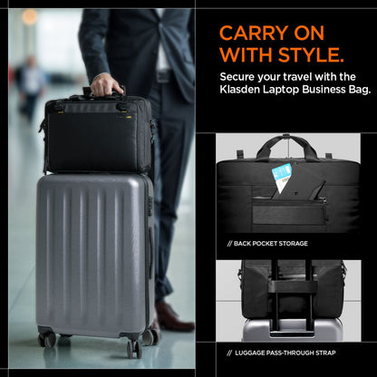 Borsa Spigen Klasden per Laptop 16 pollici, Nera