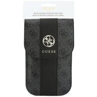 Borsa Universale per Telefono, Guess, 4G Classic Logo Stripe, Nera