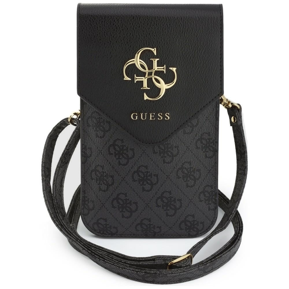 Borsa Universale per Telefono, Guess, 4G Grained Classic Logo, Nera
