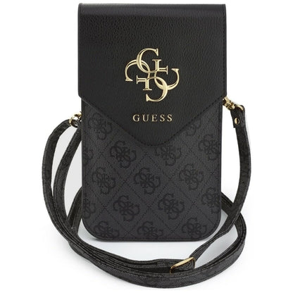 Borsa Universale per Telefono, Guess, 4G Grained Classic Logo, Nera