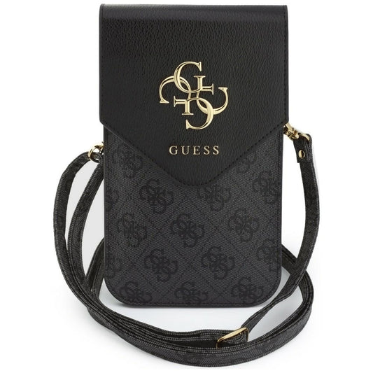 Borsa Universale per Telefono, Guess, 4G Grained Classic Logo, Nera