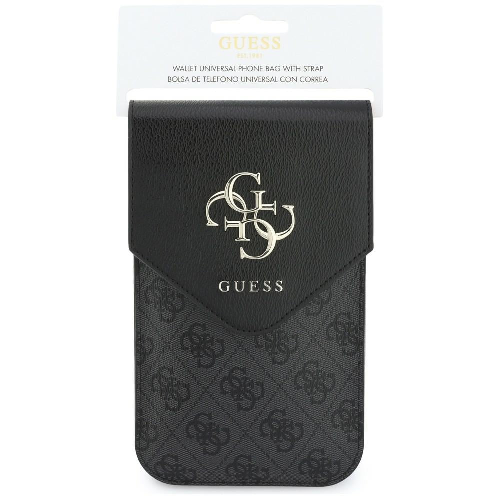 Borsa Universale per Telefono, Guess, 4G Grained Classic Logo, Nera