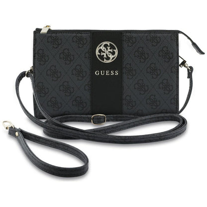 Borsa universale per telefono, Guess, 4G Round Classic Logo Stripe, nera