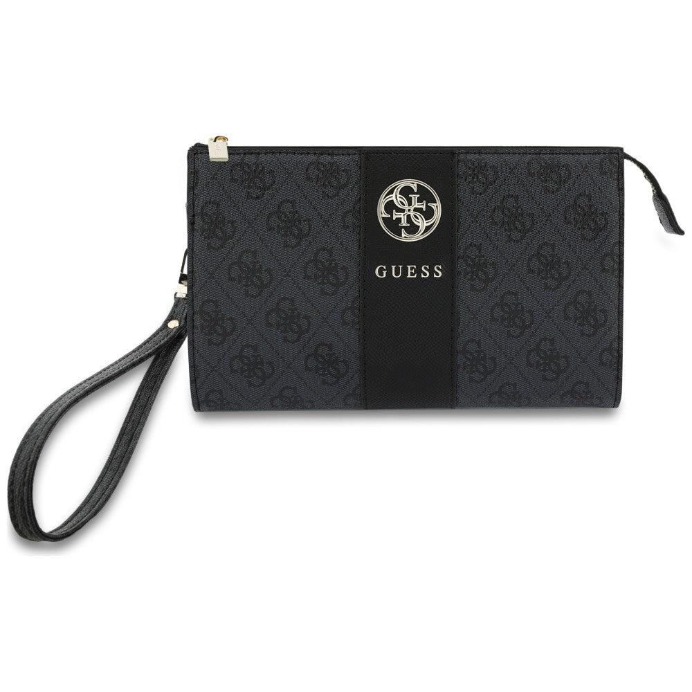 Borsa universale per telefono, Guess, 4G Round Classic Logo Stripe, nera