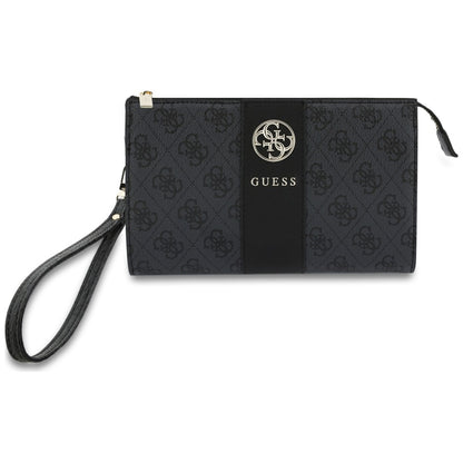 Borsa universale per telefono, Guess, 4G Round Classic Logo Stripe, nera