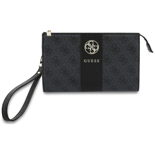 Borsa universale per telefono, Guess, 4G Round Classic Logo Stripe, nera