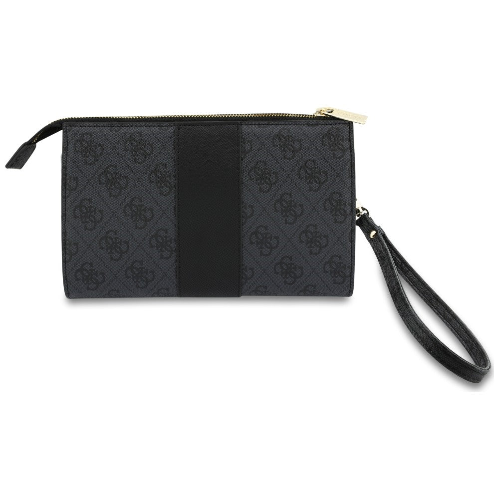 Borsa universale per telefono, Guess, 4G Round Classic Logo Stripe, nera