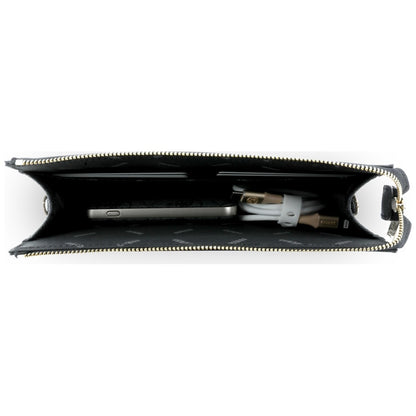Borsa universale per telefono, Guess, 4G Round Classic Logo Stripe, nera