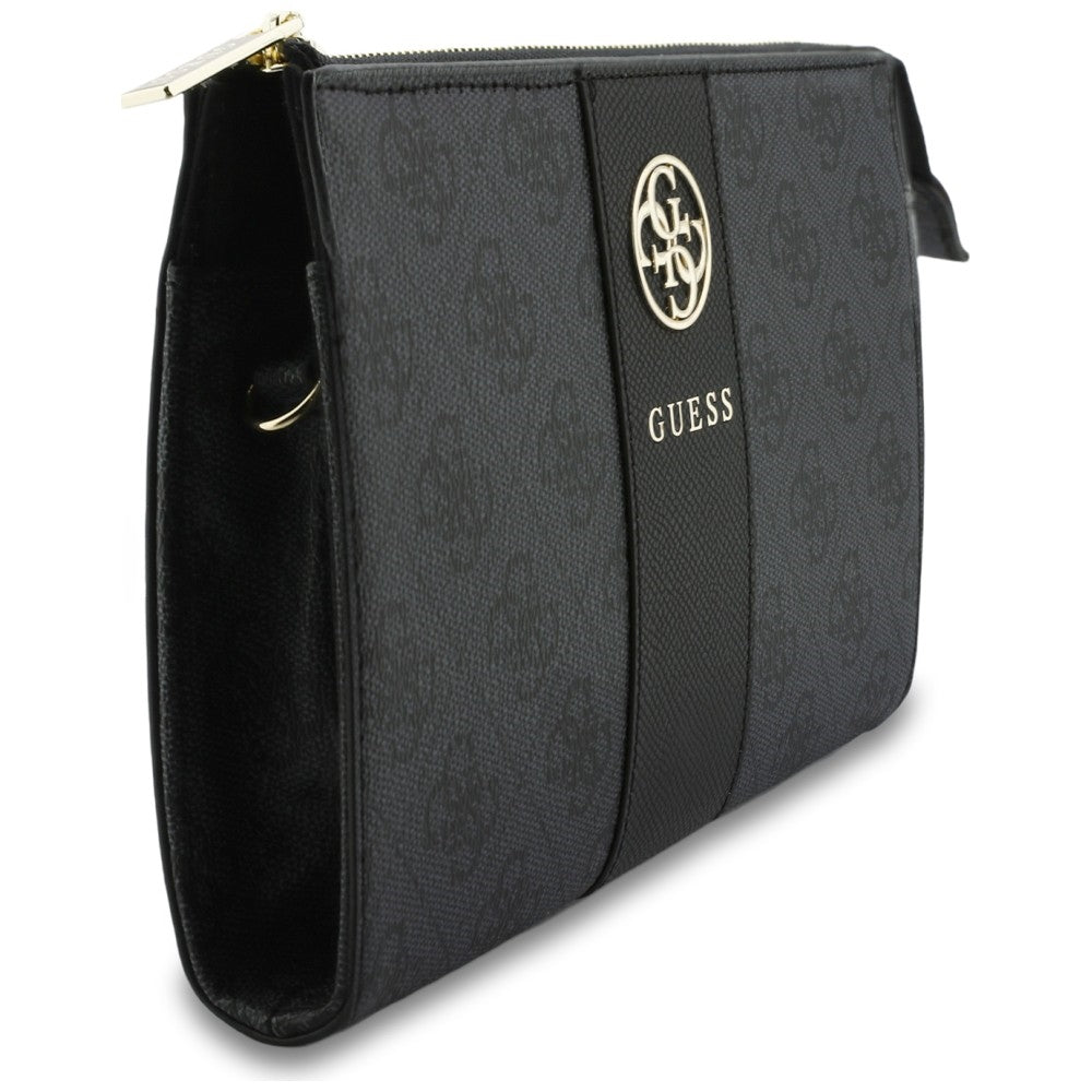 Borsa universale per telefono, Guess, 4G Round Classic Logo Stripe, nera