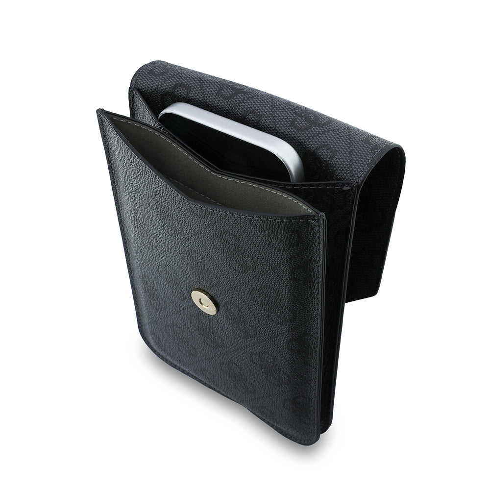 Borsa Universale per Telefono, Guess, Fliptok Triangle 4G, Nera