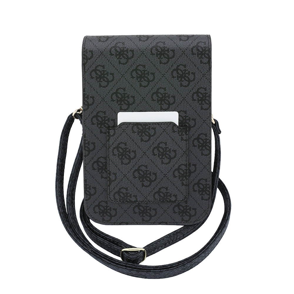 Borsa Universale per Telefono, Guess, Fliptok Triangle 4G, Nera