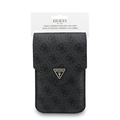 Borsa Universale per Telefono, Guess, Fliptok Triangle 4G, Nera