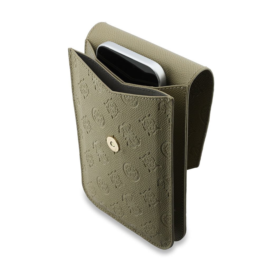 Borsa Universale per Telefono, Guess, Grained Peony, Beige
