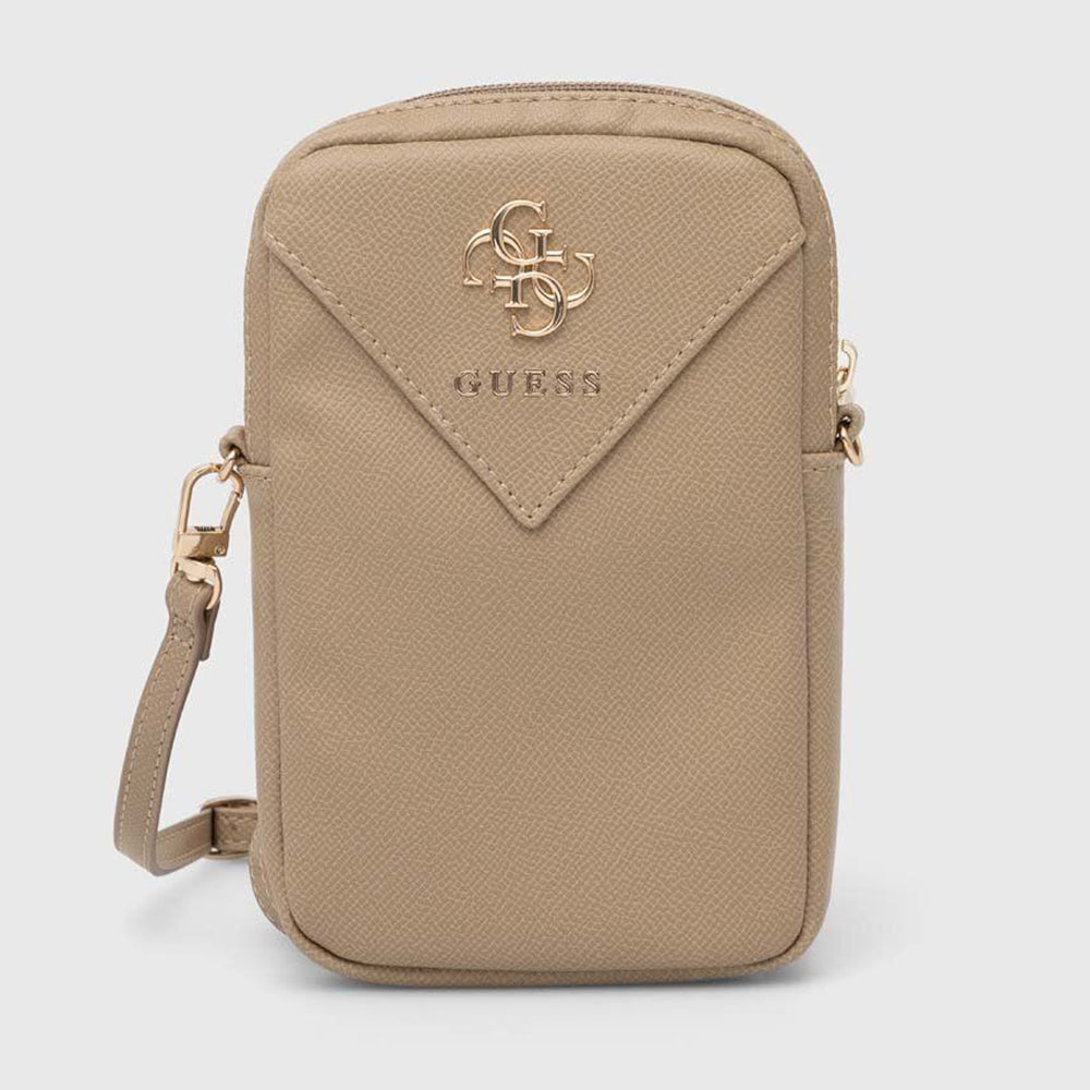 Borsa Universale per Telefono, Guess, Triangle 4G, Dorata