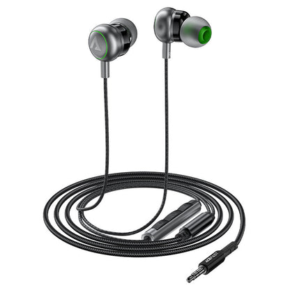 Auricolari 3.5mm Acefast L4, Nero