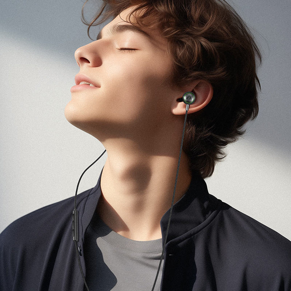 Auricolari 3.5mm Acefast L4, Nero