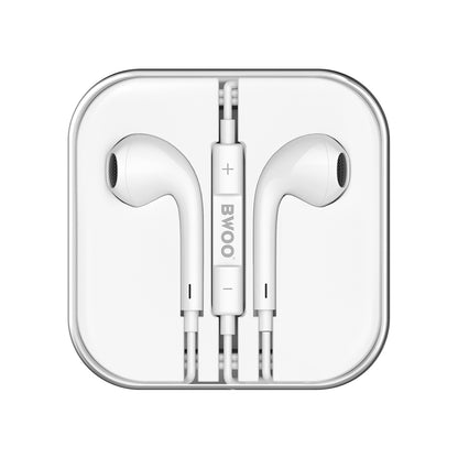 Auricolari 3.5mm BWOO HF05, Bianco