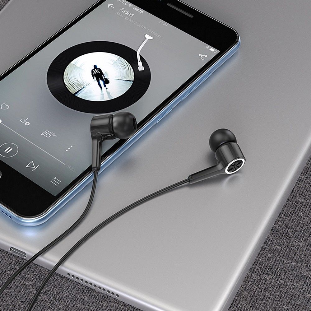 Handsfree 3.5mm HOCO M104, Nero