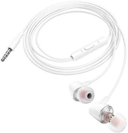Handsfree 3.5mm HOCO M107, Bianco
