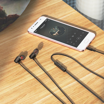 Auricolari con jack da 3,5 mm HOCO M107, Nero