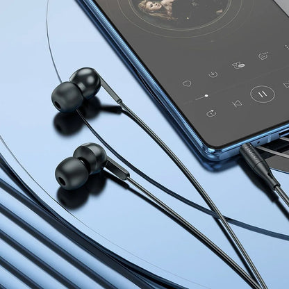 Handsfree 3.5mm HOCO M124, Nero