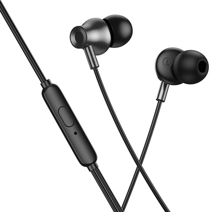 Auricolare 3.5mm / USB-C HOCO M119A, Nero