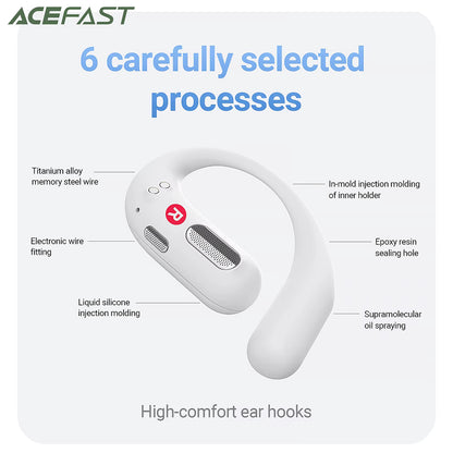Auricolari Bluetooth Acefast FA002, TWS, Bianco