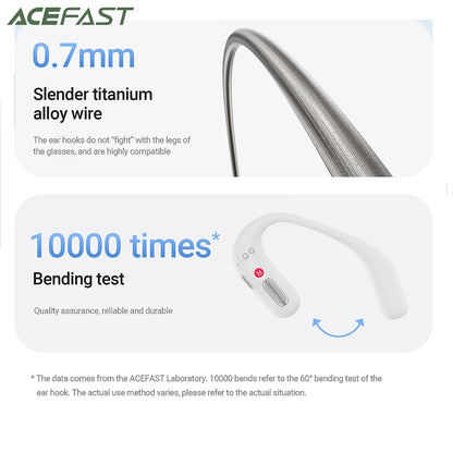 Auricolari Bluetooth Acefast FA002, TWS, Bianco