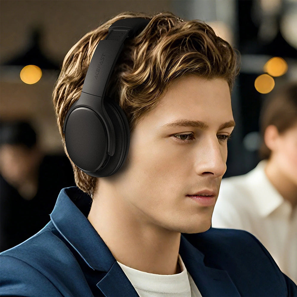 Auricolare Bluetooth Acefast H10, A2DP, Nero