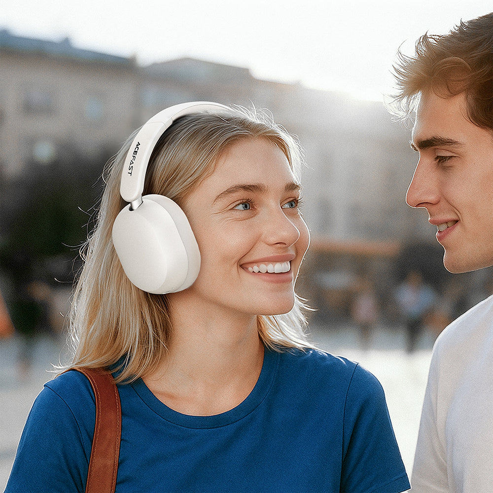 Handsfree Bluetooth Acefast H12, A2DP, ANC, Nero