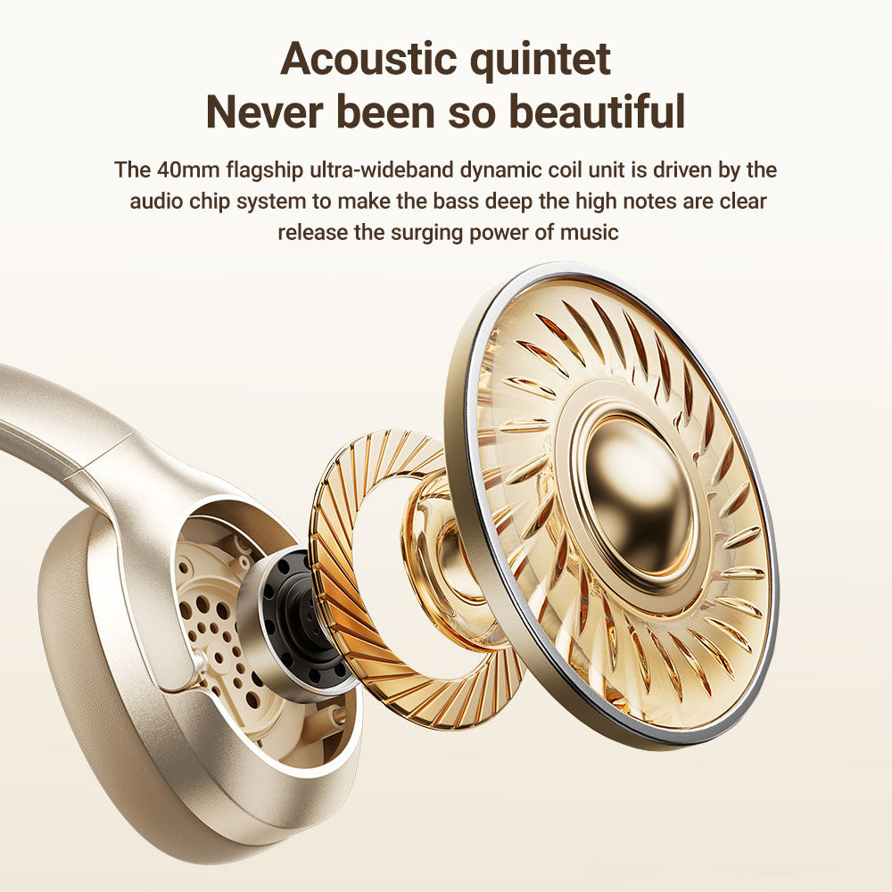 Auricolare Bluetooth Acefast H5, A2DP, ANC, Nero