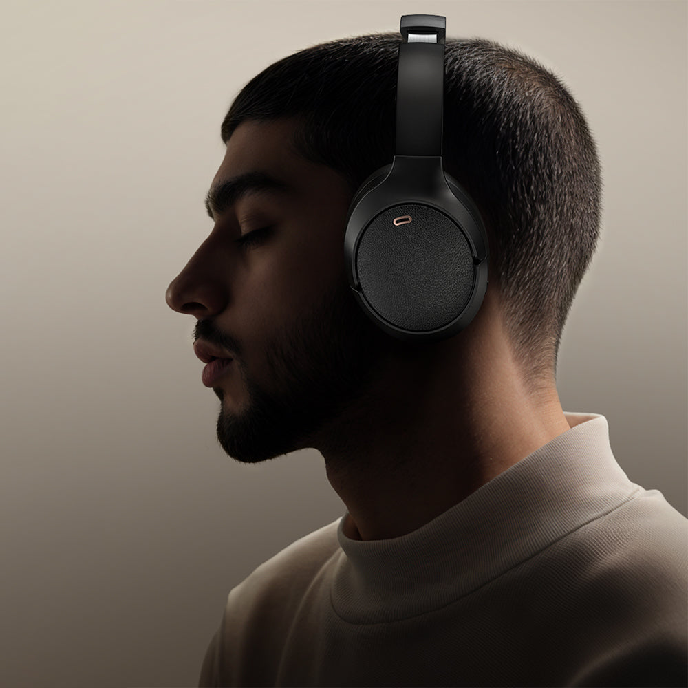 Auricolare Bluetooth Acefast H6, A2DP, ANC, Nero