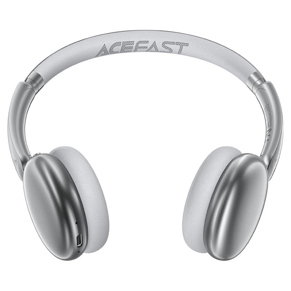 Handsfree Bluetooth Acefast H8, A2DP, ANC, Argento