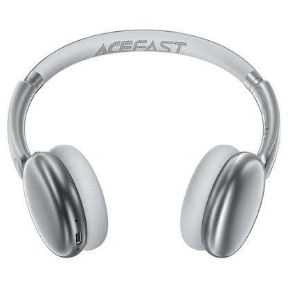 Handsfree Bluetooth Acefast H8, A2DP, ANC, Argento