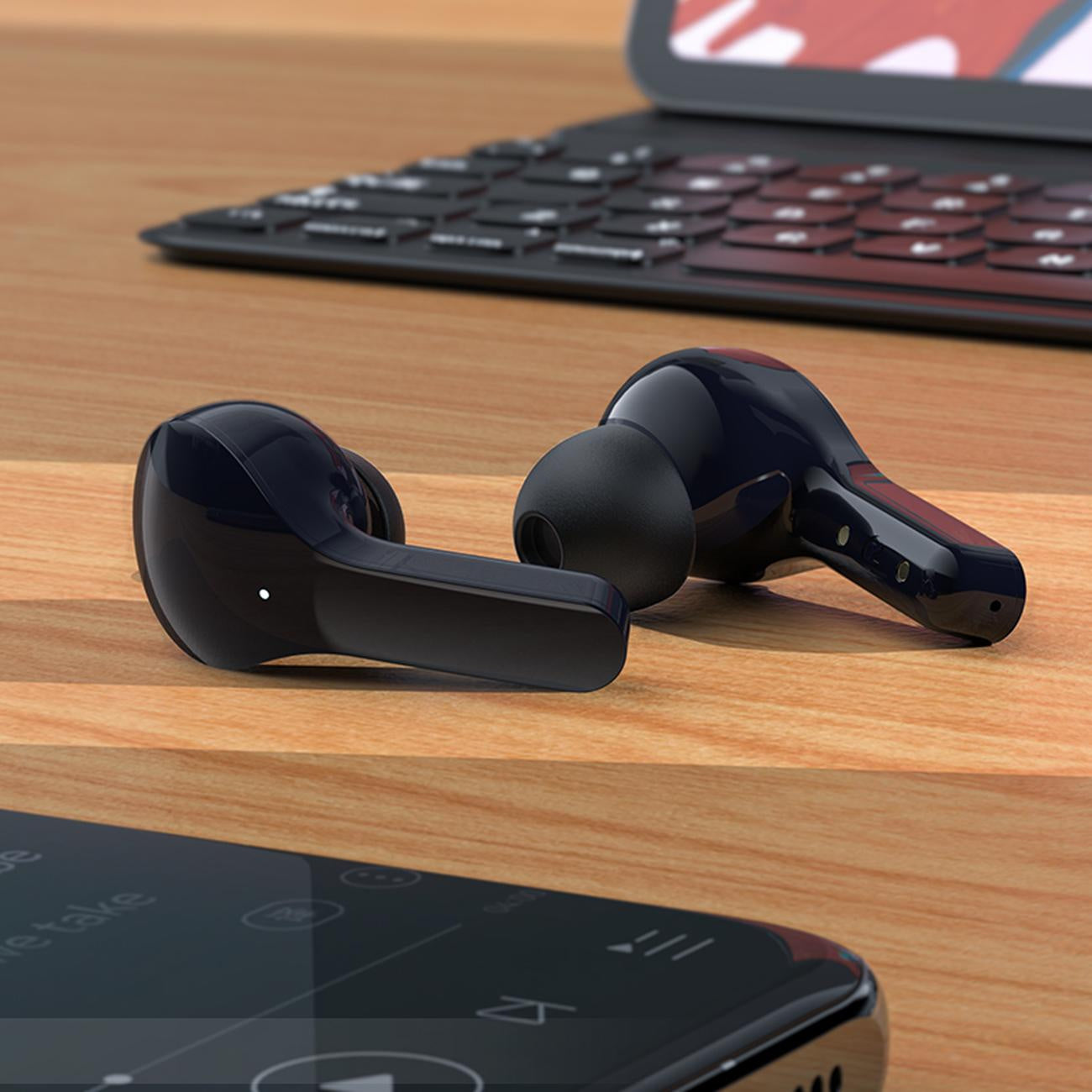 Auricolare Bluetooth Acefast T6, TWS, Blu Navy