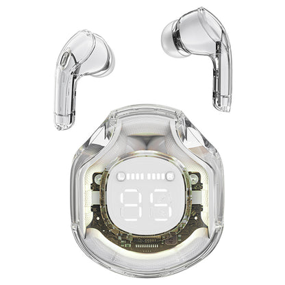 Handsfree Bluetooth Acefast T8, TWS, Bianco