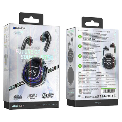 Auricolari Bluetooth Acefast T8, TWS, Nero