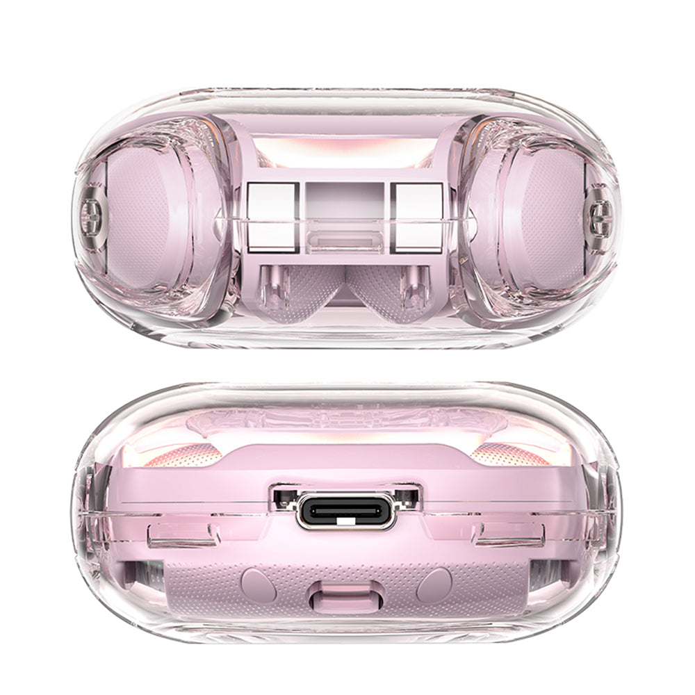 Handsfree Bluetooth Acefast T8, TWS, Rosa