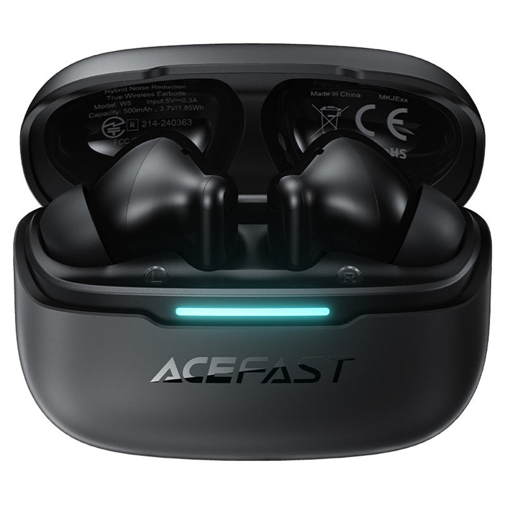 Auricolari Bluetooth Acefast W5, TWS, ANC, Nero
