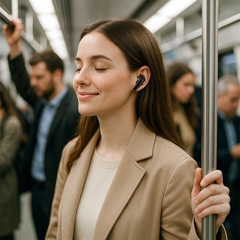 Auricolari Bluetooth Acefast W5, TWS, ANC, Nero