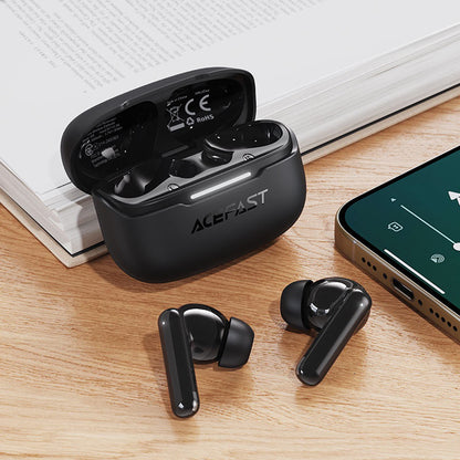 Auricolari Bluetooth Acefast W5, TWS, ANC, Nero