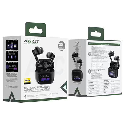 Auricolari Bluetooth Acefast W6, TWS, ANC, Nero