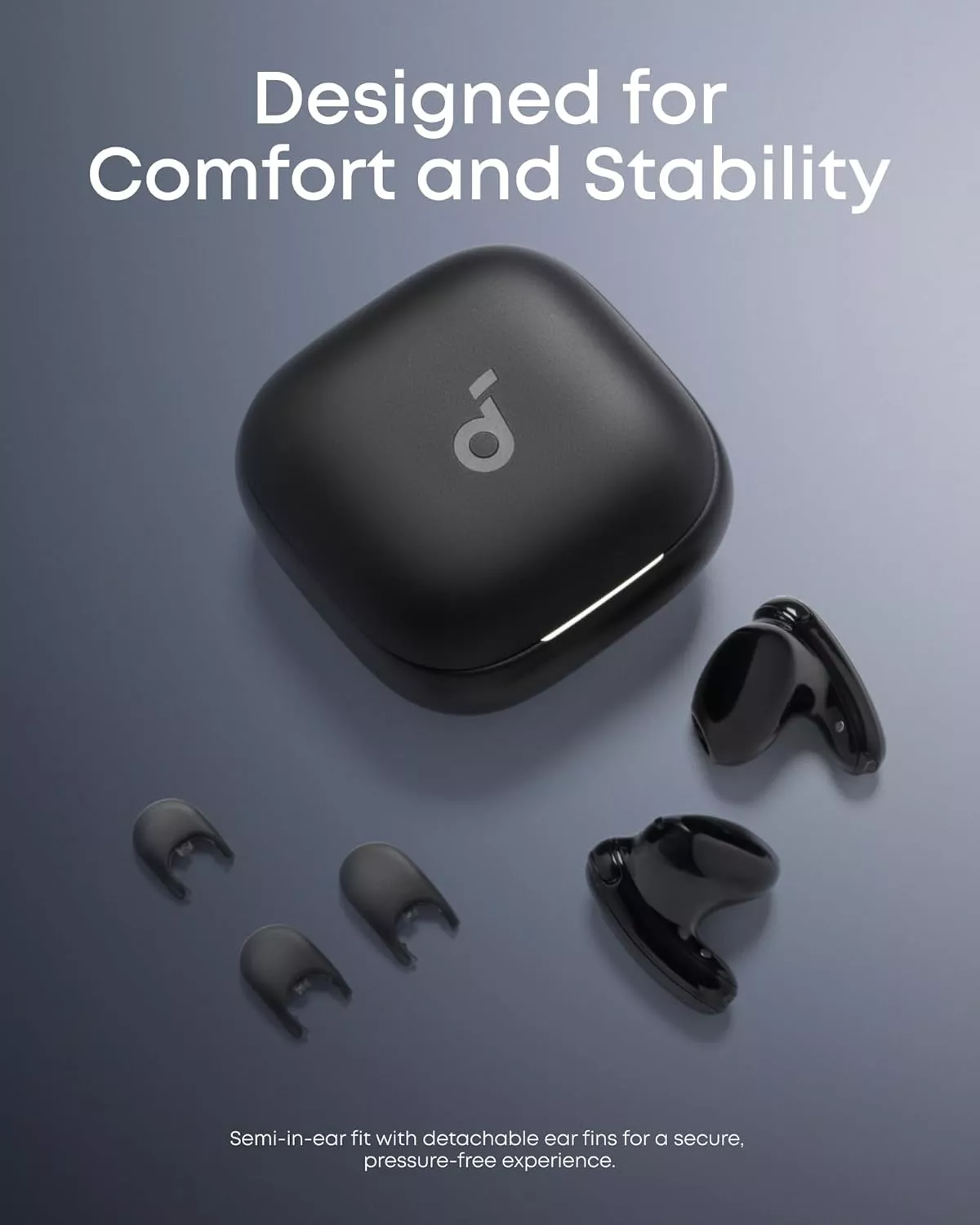 Auricolari Bluetooth Anker SoundCore Liberty Buds, TWS, ANC, Nero D1200G11