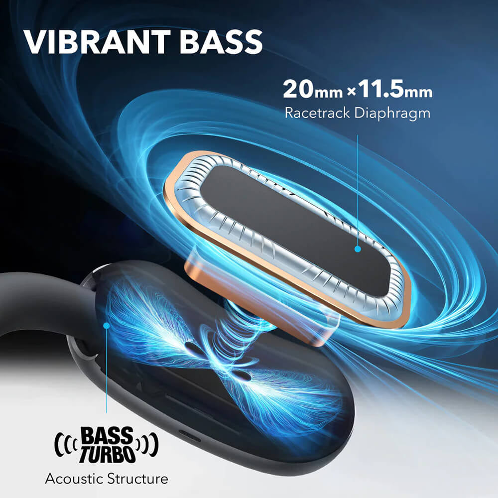 Handsfree Bluetooth Anker SoundCore AeroFit 2, TWS, Nero A3874G11