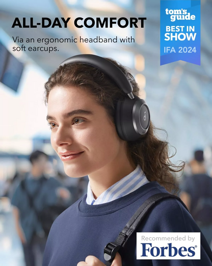 Handsfree Bluetooth Anker Soundcore Space One Pro, A2DP, ANC, Nero A3062G11