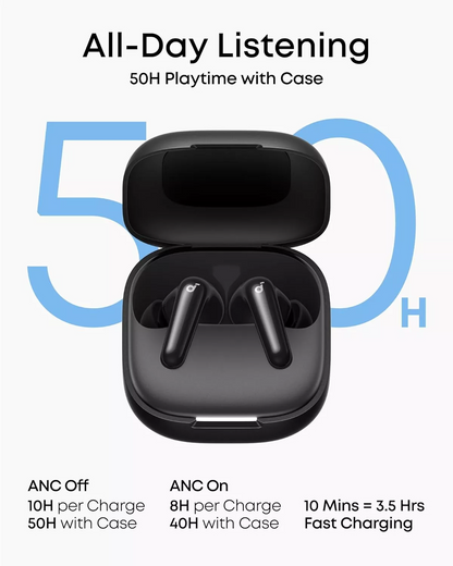 Handsfree Bluetooth Anker SoundCore R60i, TWS, ANC, Nero D1202G11