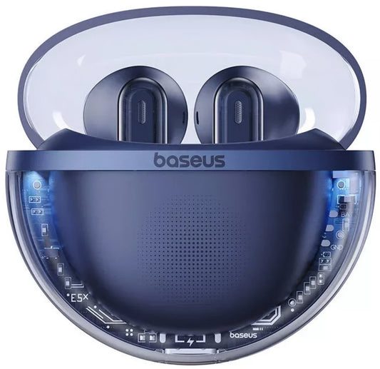 Auricolare Bluetooth Baseus Bowie E5x, TWS, Blu A00060101323-00